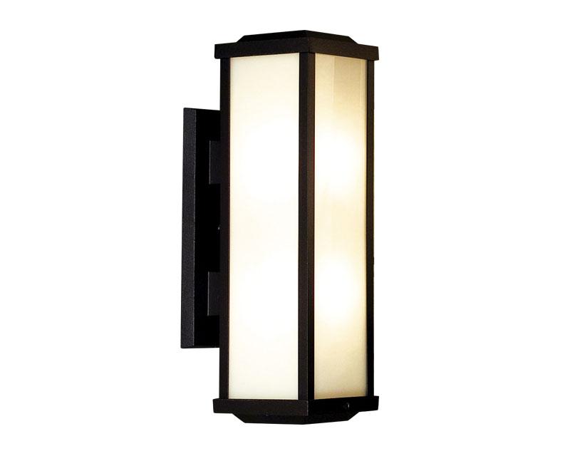 Gemini, Medium, aluminum, Wall Mount, opal acrylic, (2) 75W INC, 120V